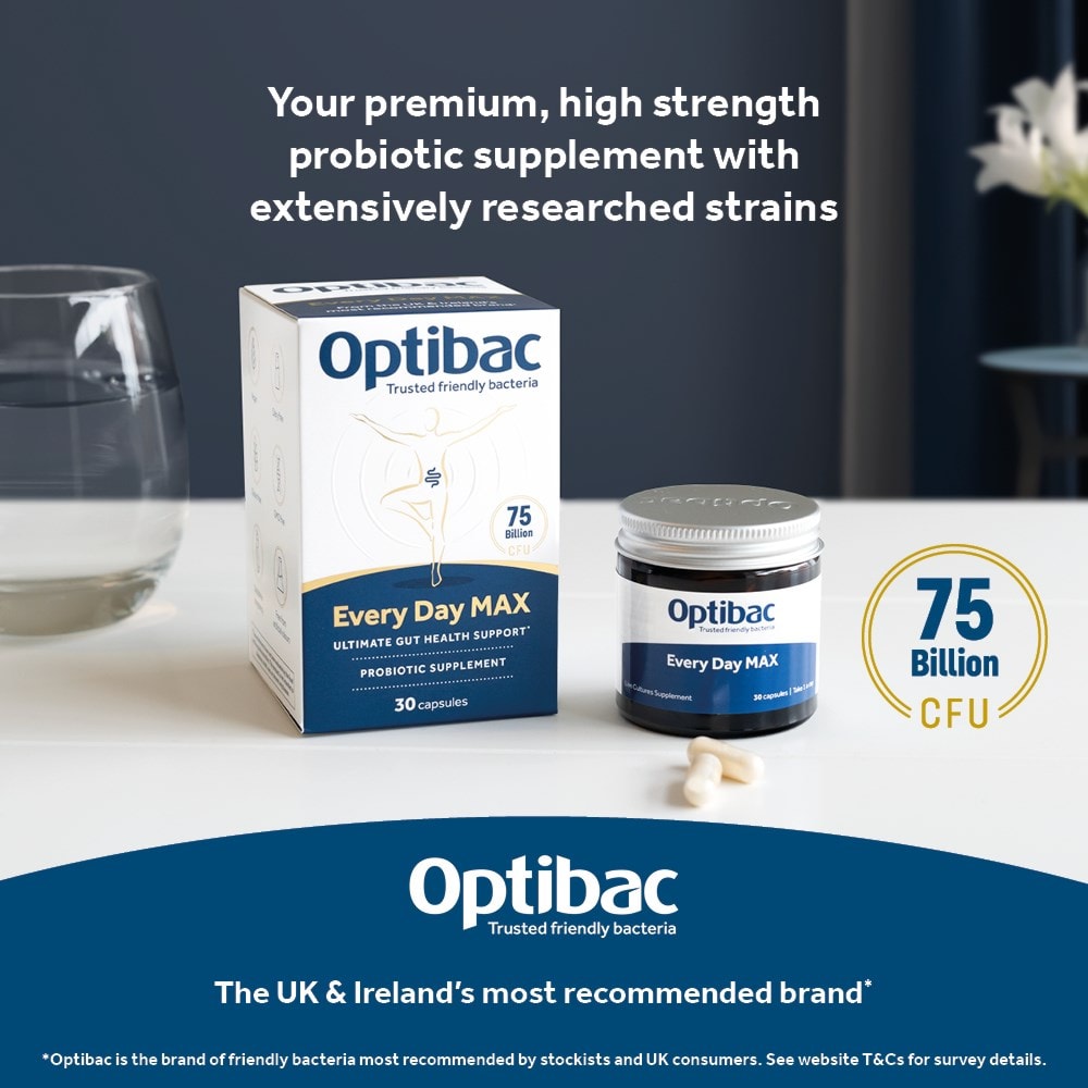 Optibac Probiotics Every Day MAX high strength probiotics