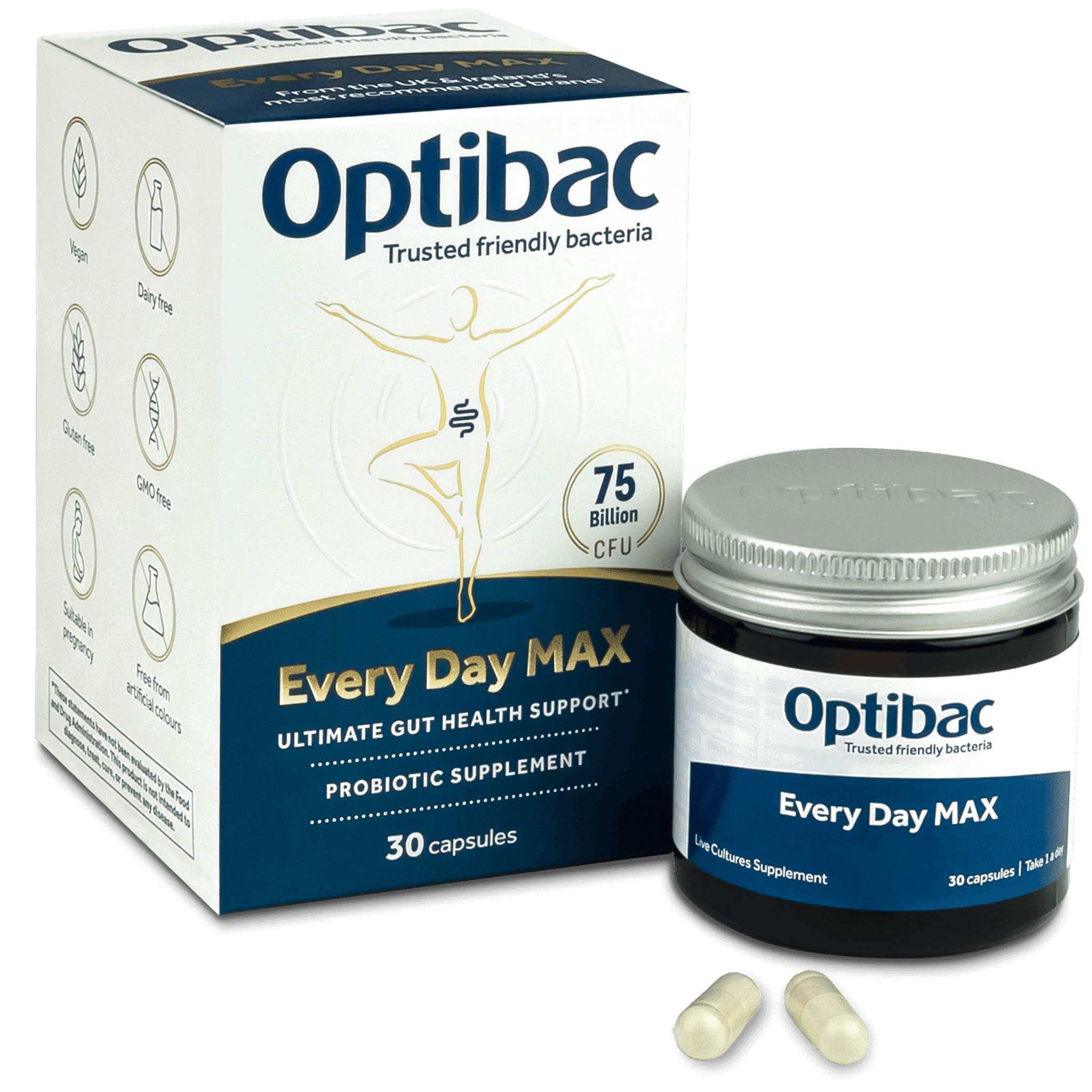 Optibac Probiotics | Every Day MAX | contents | 30 capsules