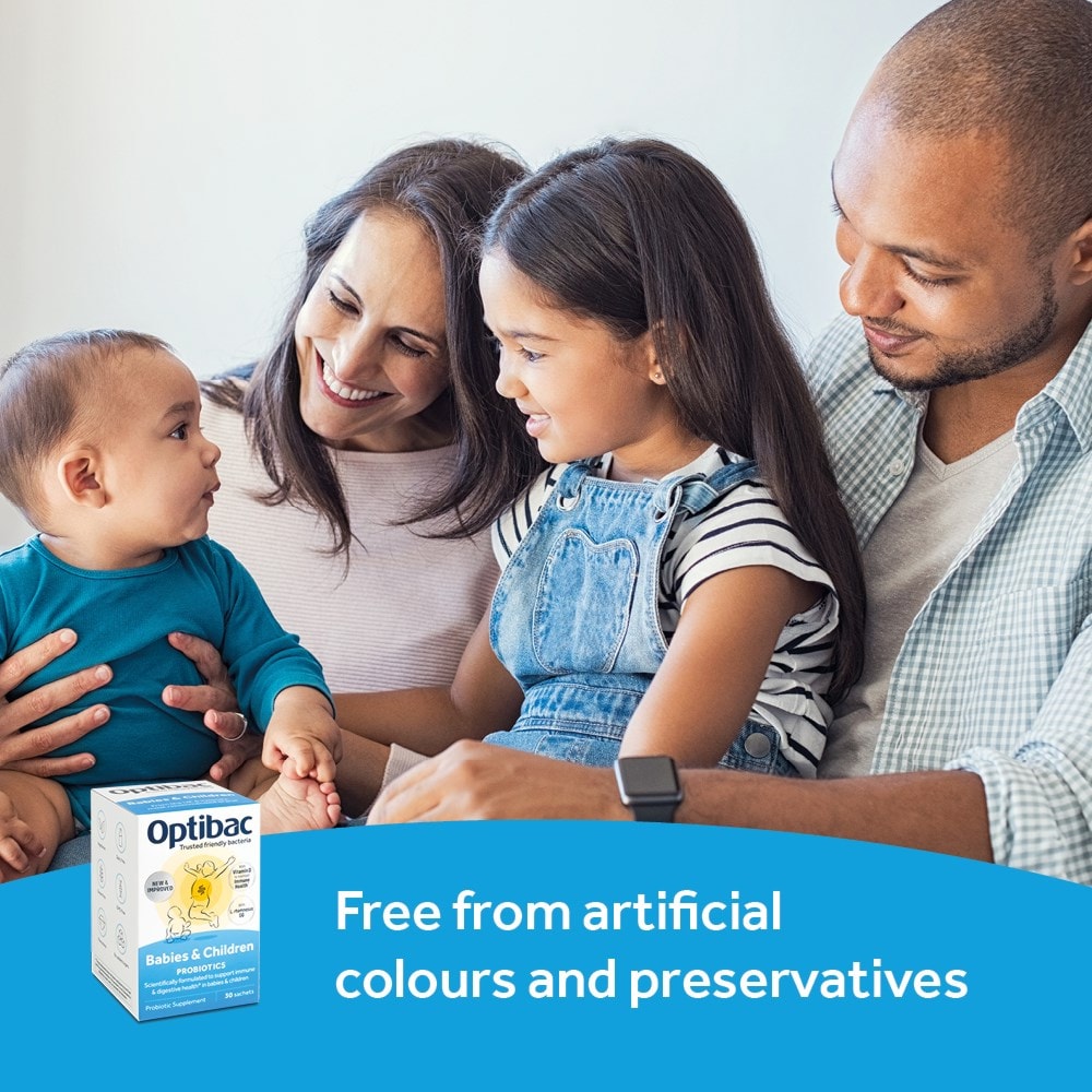 No preservatives in Optibac Probiotics Babies & Children probiotics