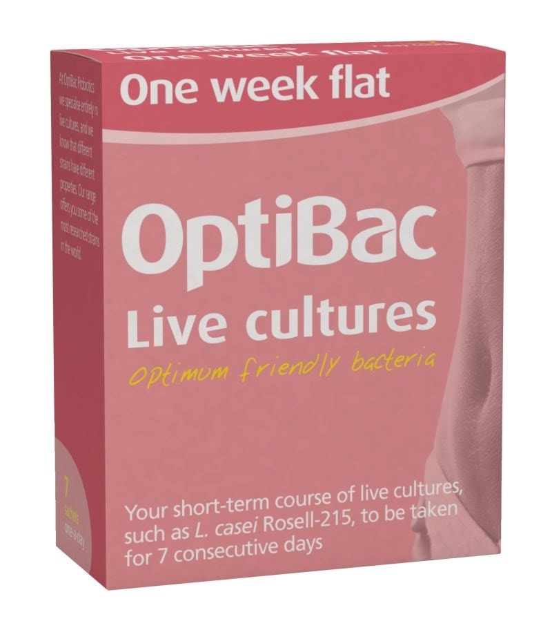Optibac Probiotics - 'One week flat'