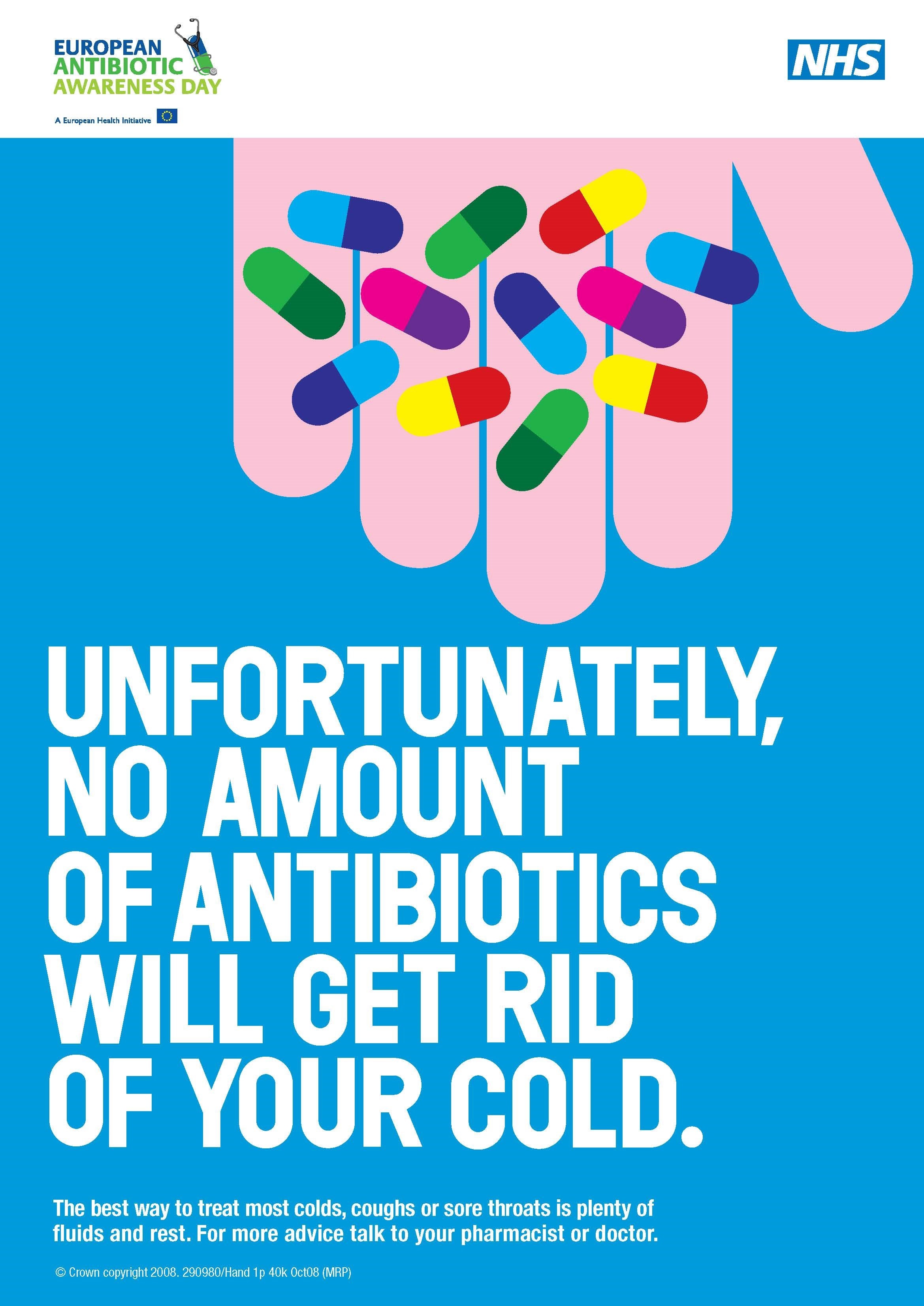 NHS antibiotics poster
