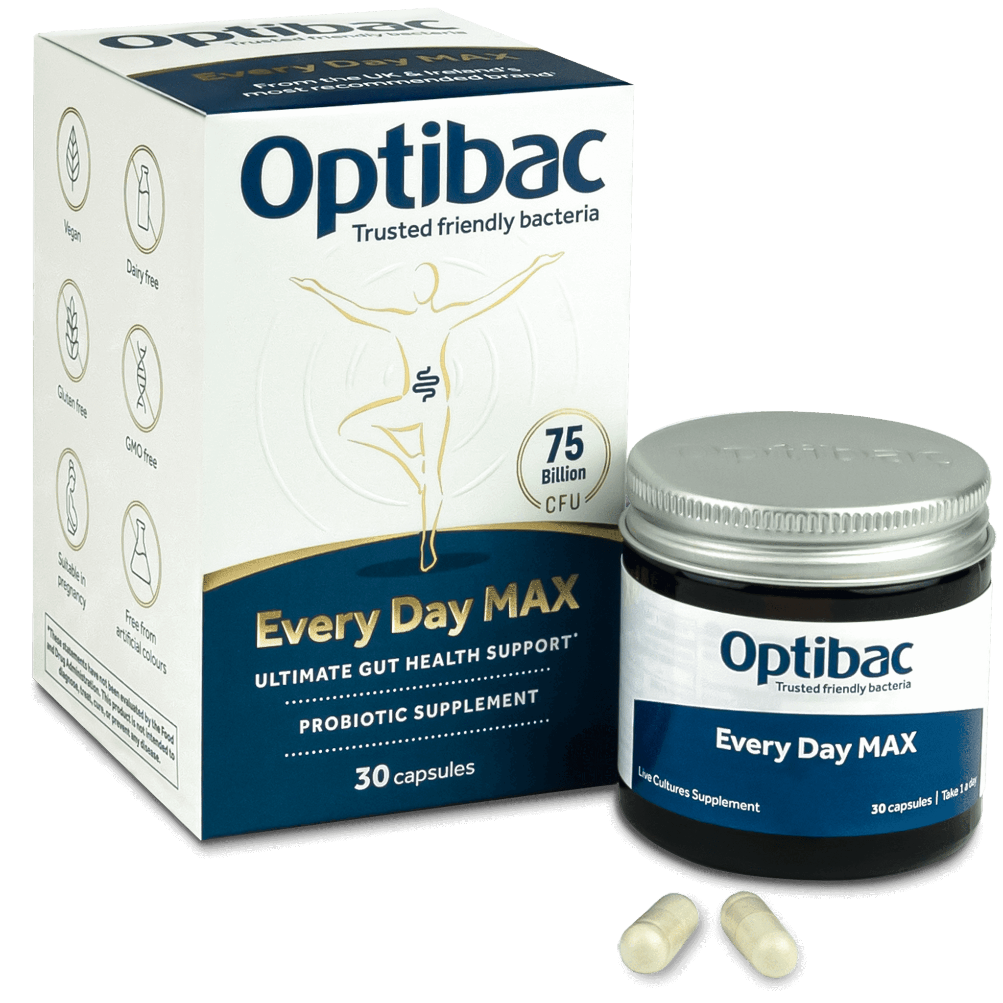 Optibac Probiotics Every Day MAX - maximum strength probiotics