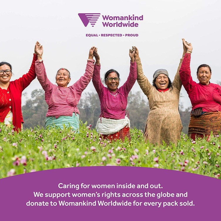 Optibac Probiotics For Women supporting Womankind charity