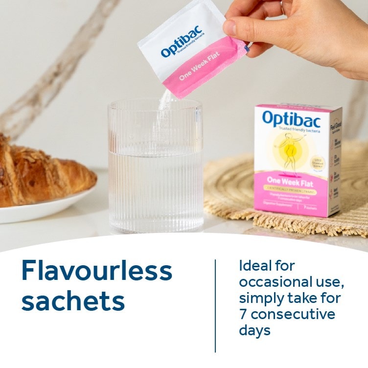 Optibac Probiotics One Week Flat - ideal for occasional use, simply take for 7 consecutive days