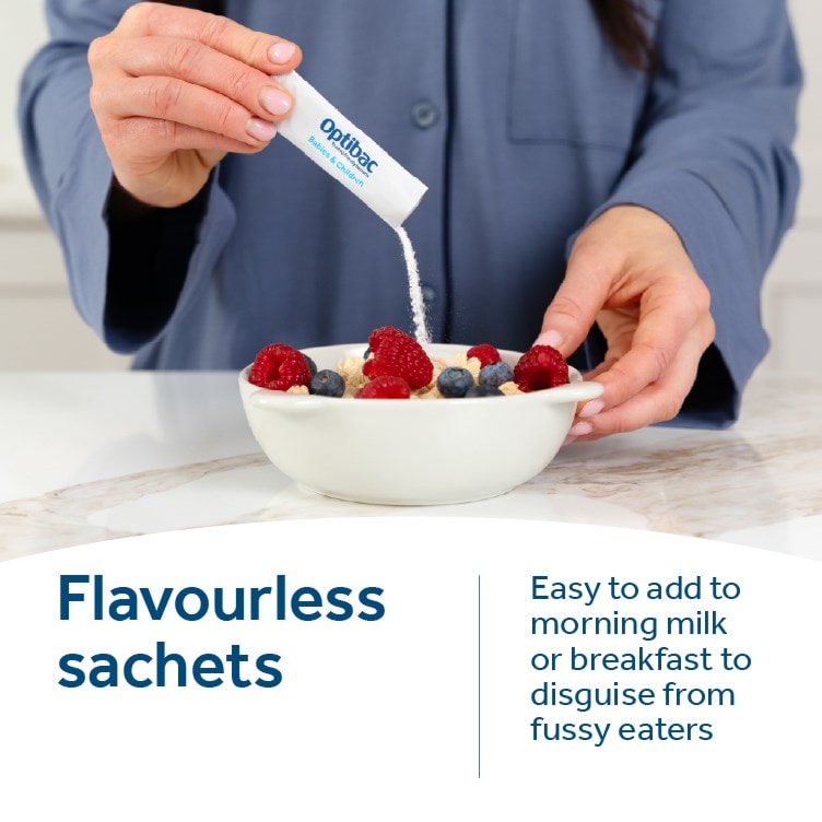 Optibac Probiotics Babies & Children - flavourless sachets of friendly bacteria easy-to-use - 30 sachets