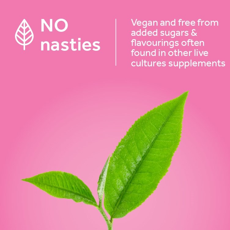 Optibac Probiotics One Week Flat - vegan and free from added sugars & flavourings