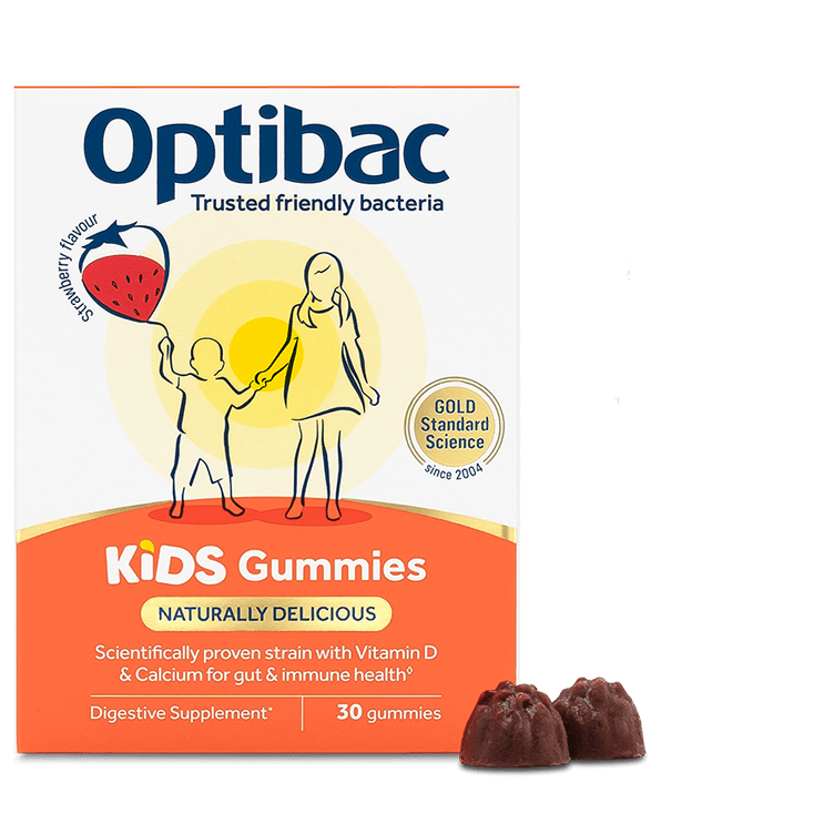 Optibac Probiotics Kids Gummies | kids probiotic gummies with added Vitamin D and Calcium