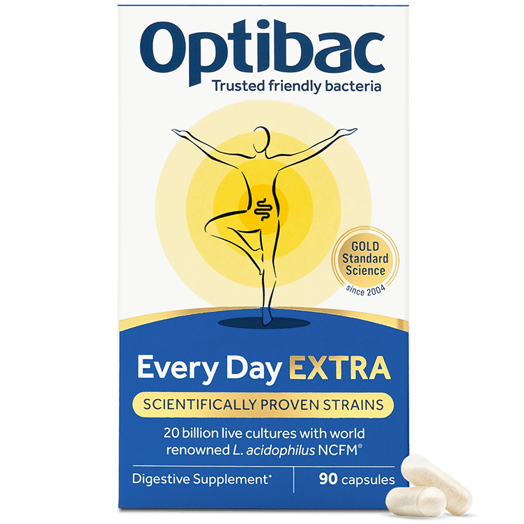 Optibac Probiotics Every Day EXTRA | high strength probiotic | 90 capsules