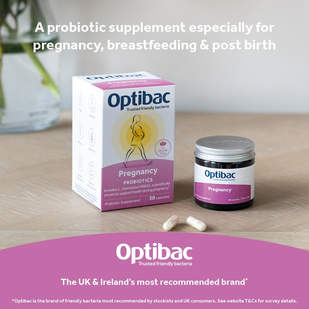 Optibac Probiotics Pregnancy in recyclable packaging