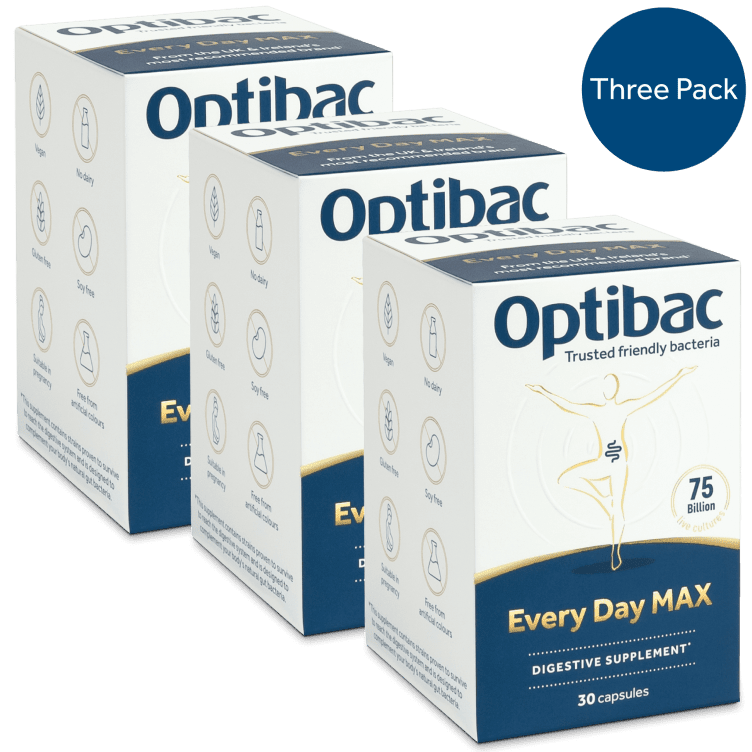 Optibac Probiotics Every Day MAX - maxiumum strength probiotics - three pack