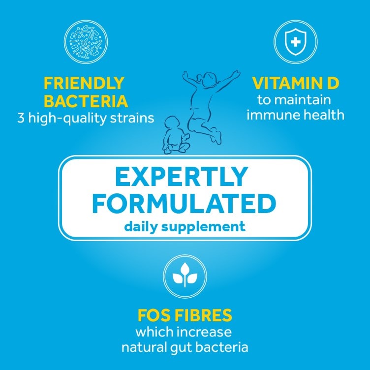 Optibac Probiotics Babies & Children - expertly formulated friendly bacteria for babies and children with added Vitamin D