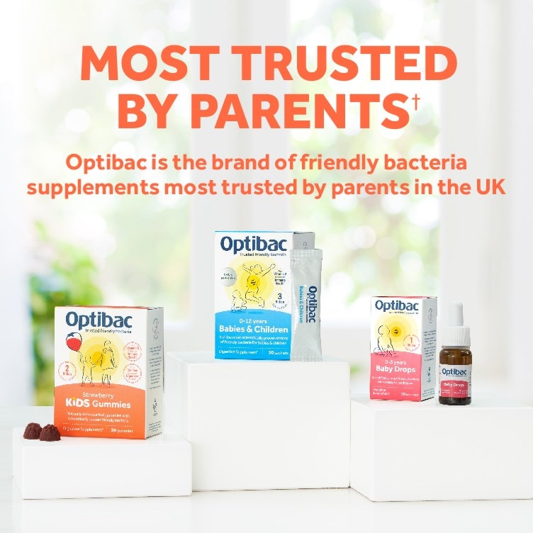 Optibac Probiotics Kids Gummies - probiotic supplements for most trusted by parents - 2 pack