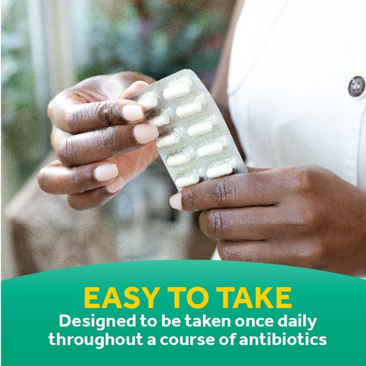 Optibac Probiotics For Those On Antibiotics - probiotics for antibiotics designed to be taken once daily throughout a course of antibiotics