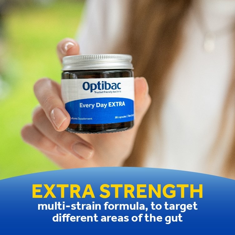 Optibac Probiotics Every Day EXTRA - multi strain high strength probiotic - 90 capsules