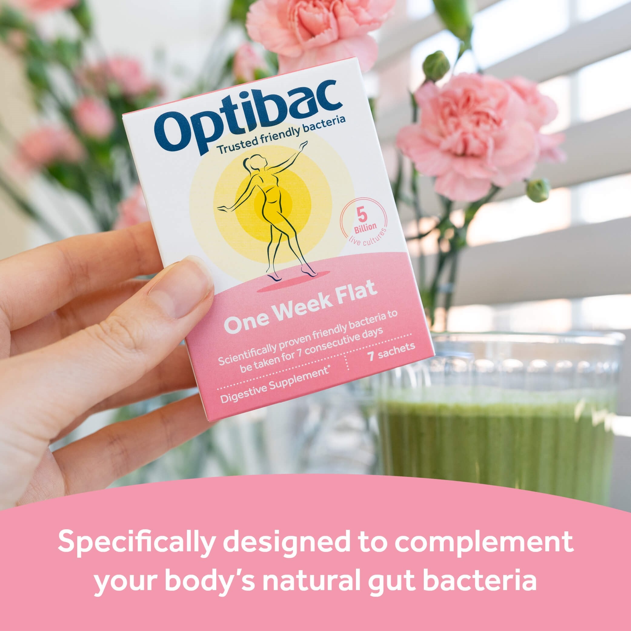 Optibac Probiotics One Week Flat - gut flora