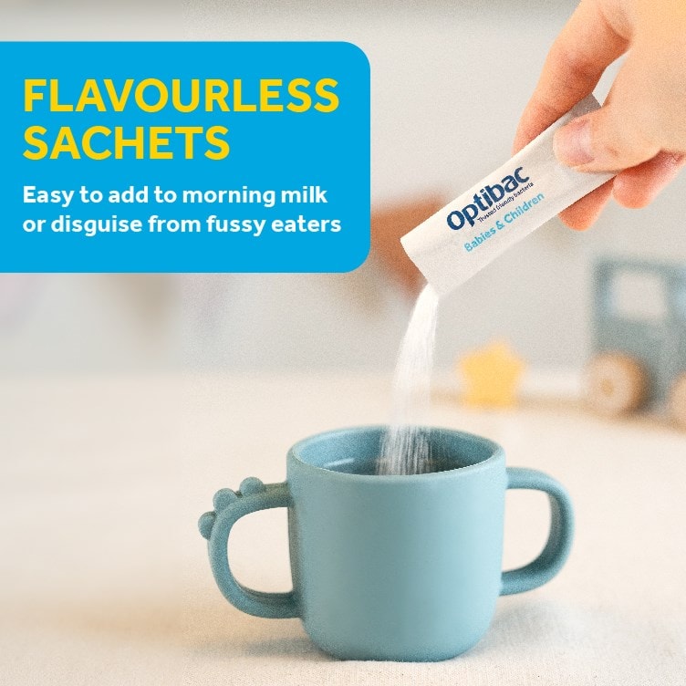 Optibac Probiotics Babies & Children - flavourless sachets of friendly bacteria easy-to-use