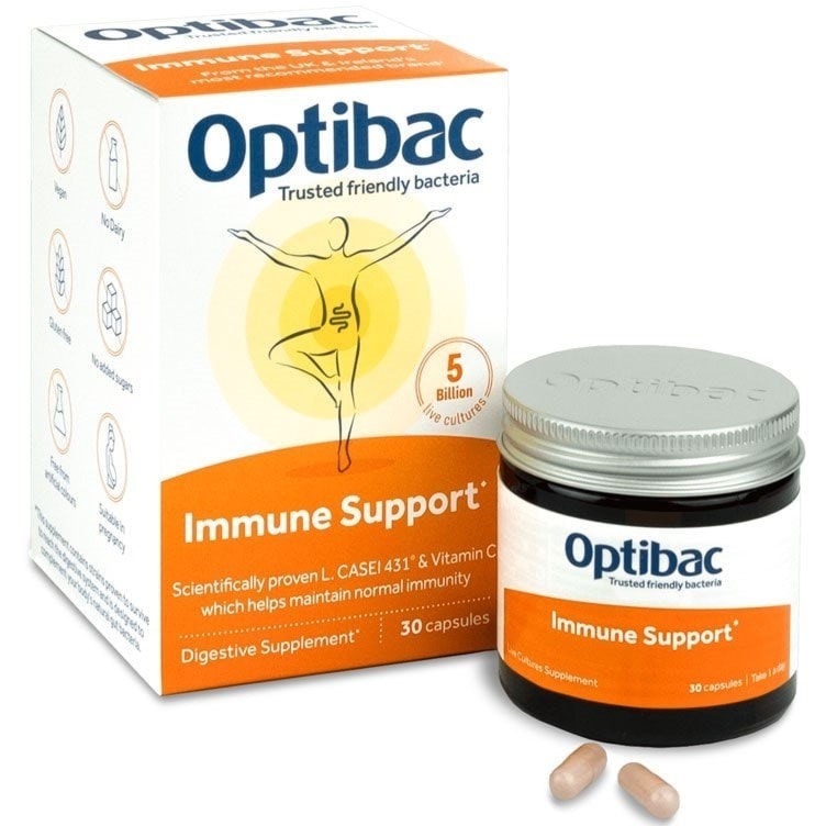 Optibac Probiotics Immune Support | Probiotics for Immune System | 60 capsules