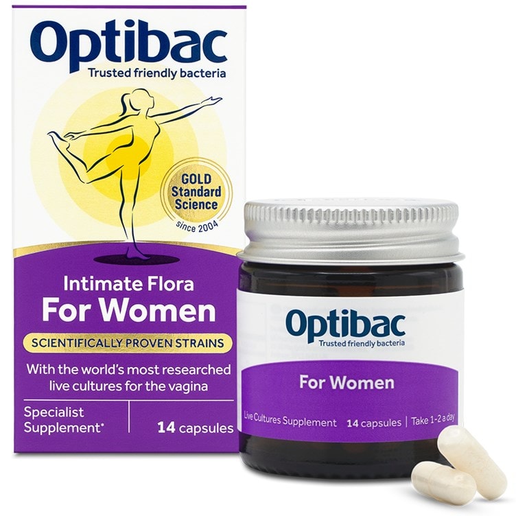 Optibac Probiotics For Women - women's probiotics scientifically proven to reach the vagina - 14 capsules