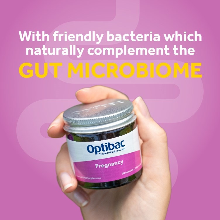 Optibac Probiotics Pregnancy - with probiotic strains which naturally complement the gut microbiome