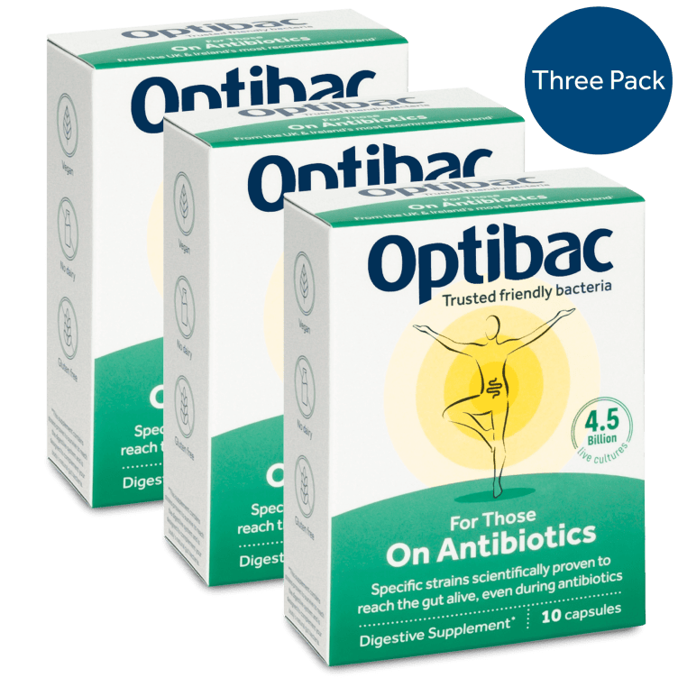 Optibac Probiotics For Those On Antibiotics Digestive Support During Antibiotic Course (30 capsules)