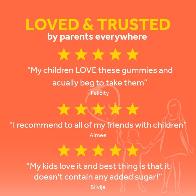 Optibac Probiotics Kids Gummies - five star reviewed kids probiotic gummies loved and trusted by parents - three pack