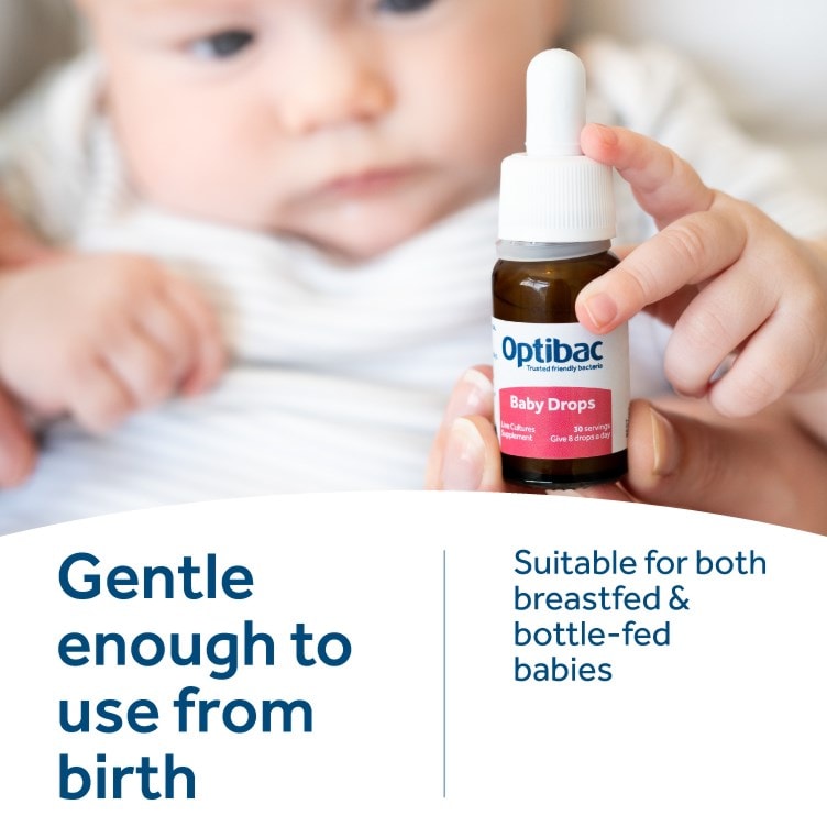 Optibac Probiotics Baby Drops - suitable from birth for both breastfed and bottle-fed babies - 60 servings