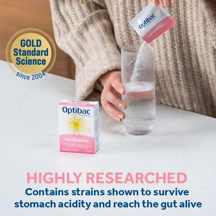 Optibac Probiotics One Week Flat Gold Standard Science