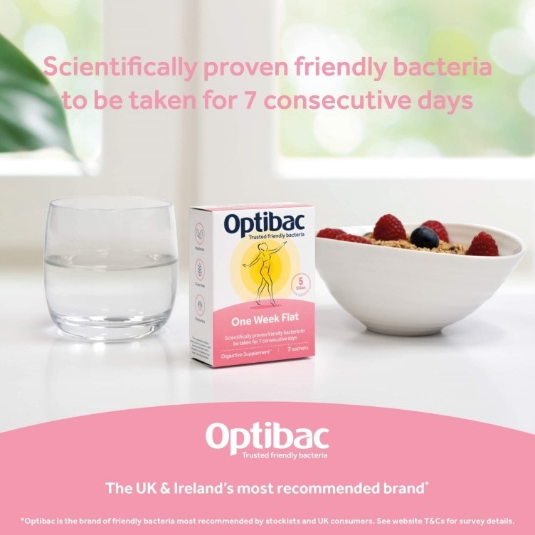 Optibac Probiotics One Week Flat friendly bacteria