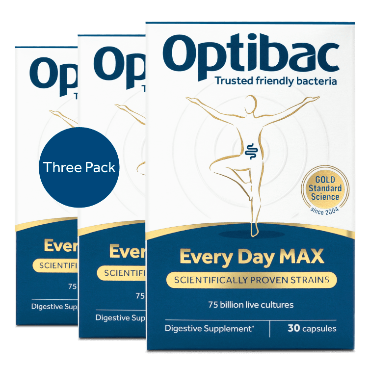 Optibac Probiotics Every Day MAX - maxiumum strength probiotics - three pack