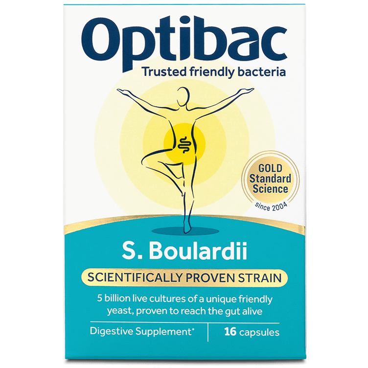 Optibac Probiotics Saccharomyces Boulardii - front