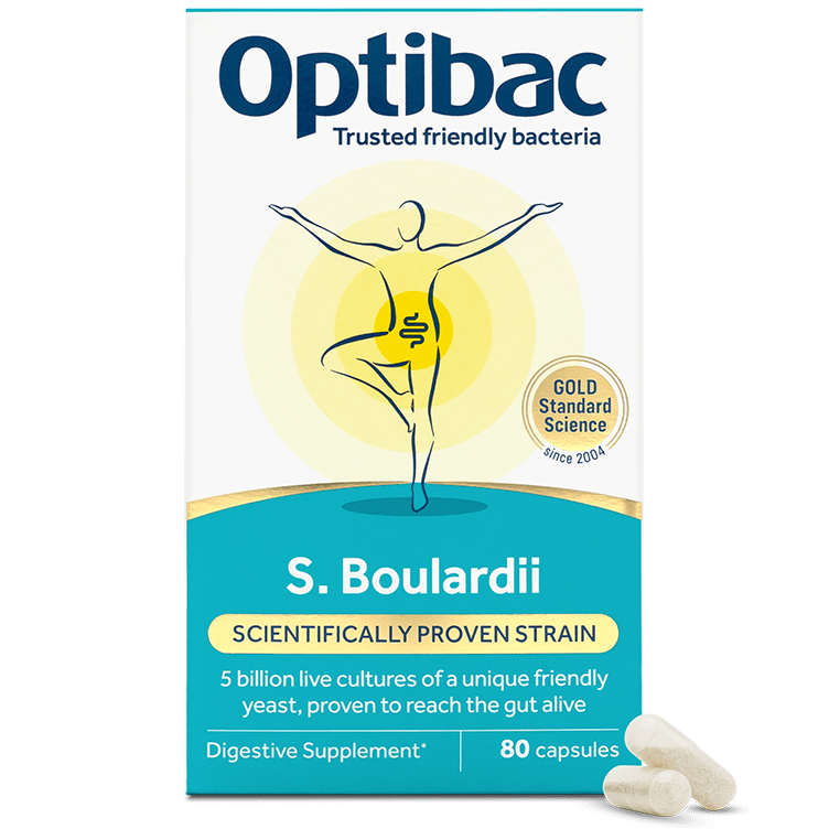 Optibac Probiotics Saccharomyces boulardii | pure saccharomyces boulardii probiotic supplement