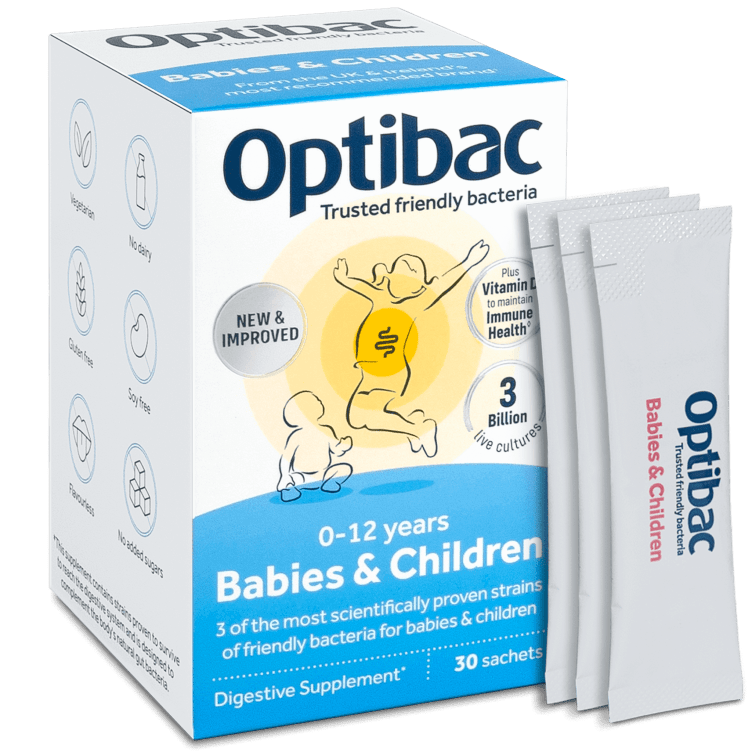 Optibac Probiotics Babies & Children Multistrain For Children's Health (30 sachets)