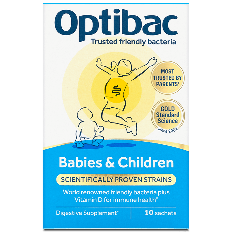 Optibac Probiotics Babies & Children - front of pack (10 sachets)