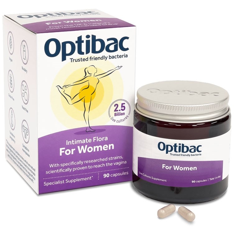 Optibac Probiotics For Women Probiotic Supplement For Intimate Health (90 capsules)