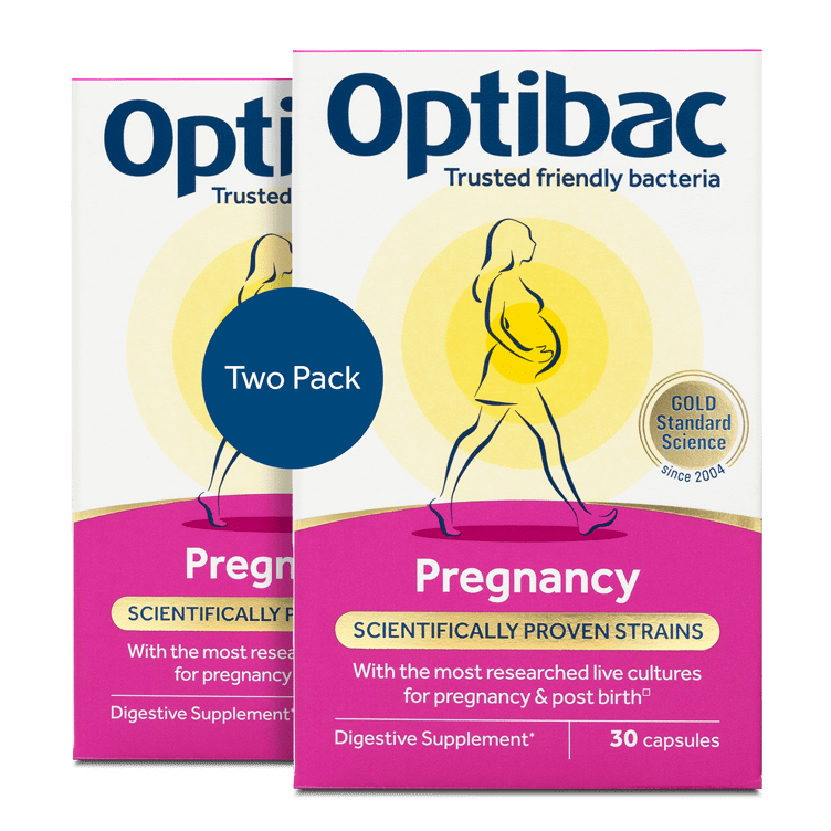 Optibac Probiotics Pregnancy - award winning pregnancy probiotic 2 pack