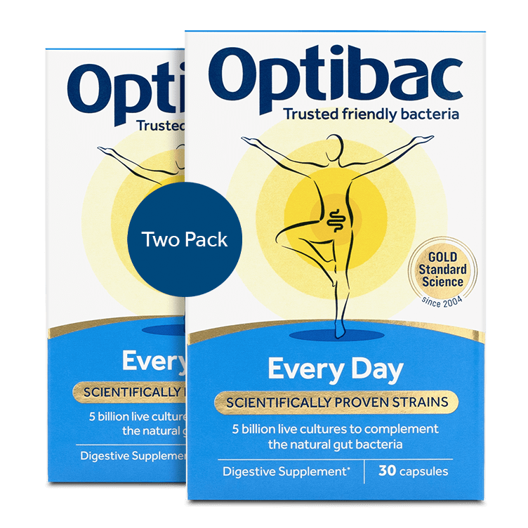 Optibac Probiotics Every Day - daily probiotic supplement - 2 pack