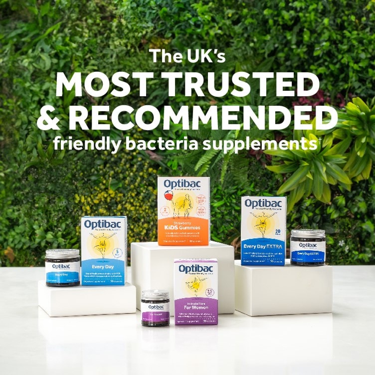 Optibac Probiotics Every Day - the UK's most trusted and recommended probiotic supplements