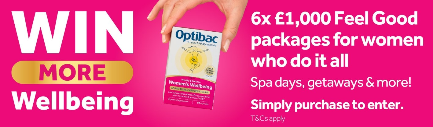 Win More Wellbeing when you purchase Optibac Women's Wellbeing