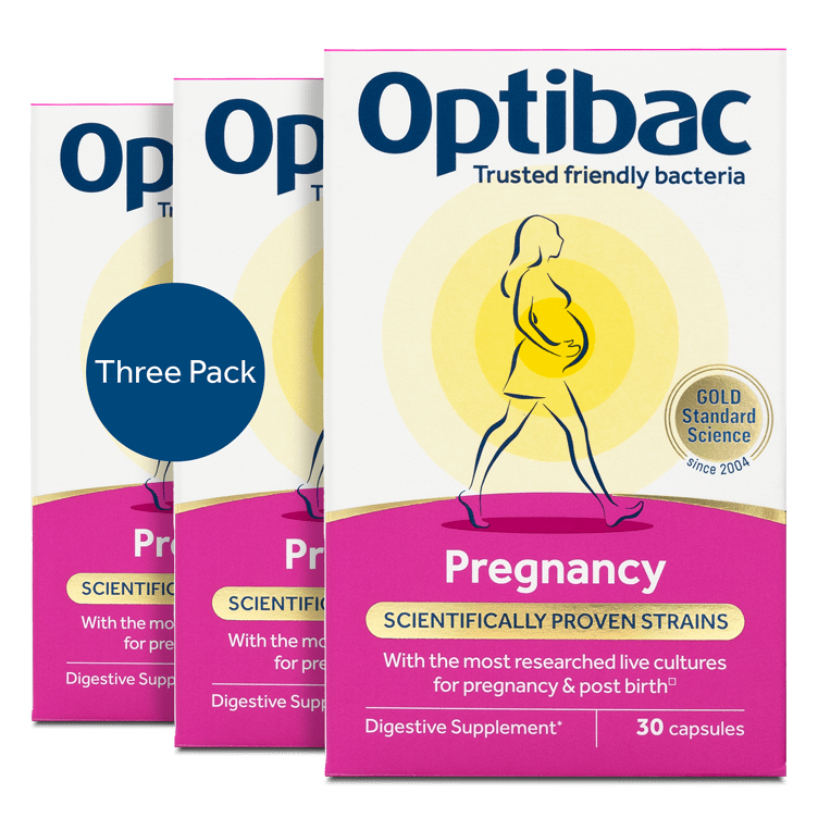 Optibac Probiotics Pregnancy - award winning pregnancy probiotic - 3 pack
