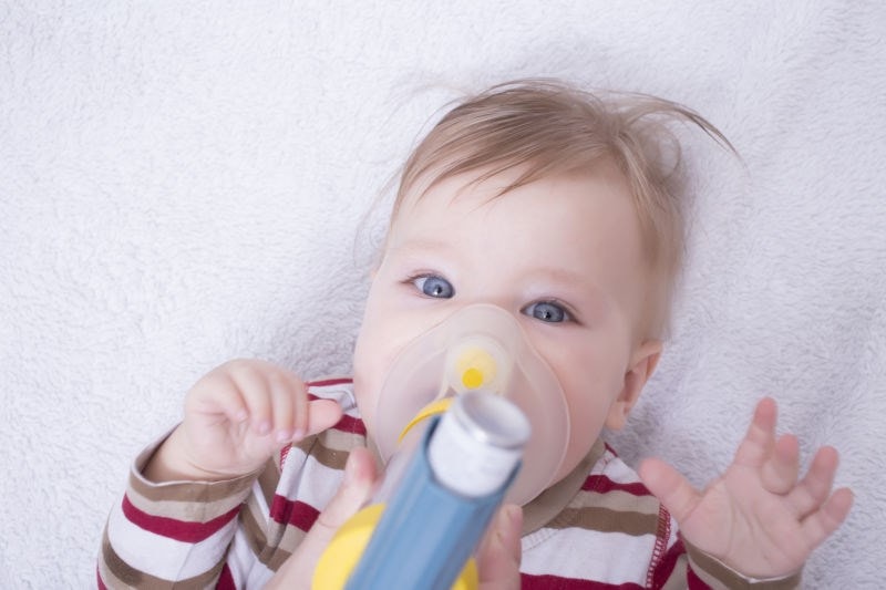 Baby with asthma