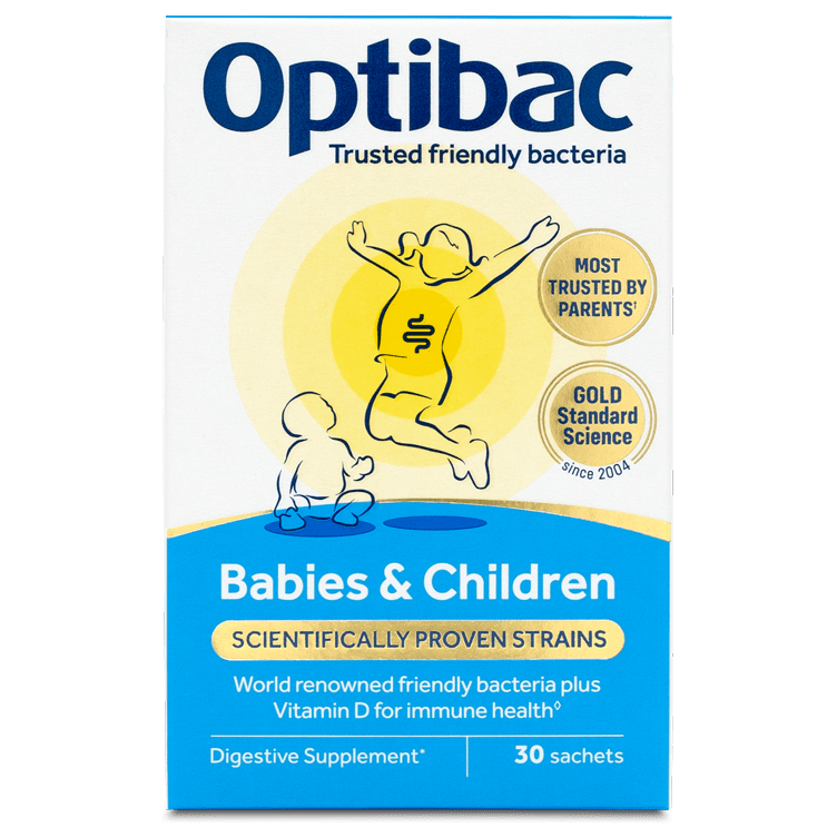 Optibac Probiotics Babies & Children - front of pack (30 sachets)