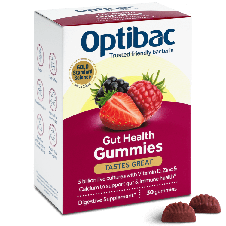 Optibac Probiotics Gut Health Gummies Targeted Digestive & Immune Support (30 gummies)