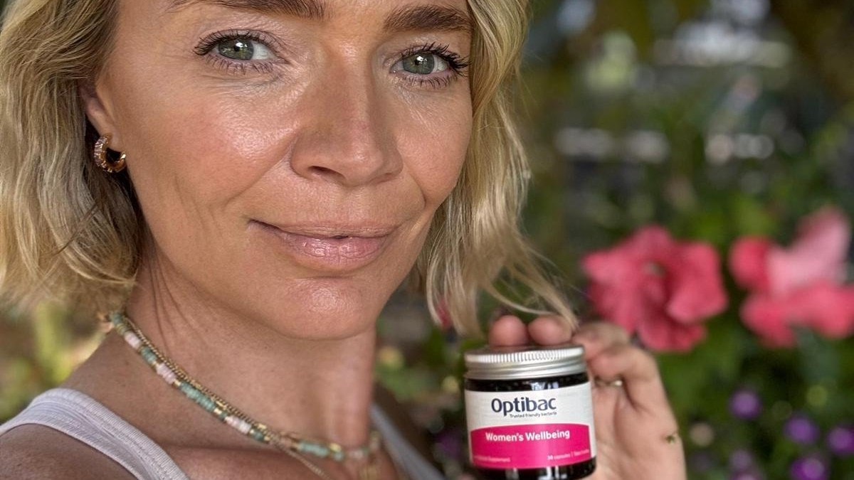Jodie Kidd holding Women's Wellbeing