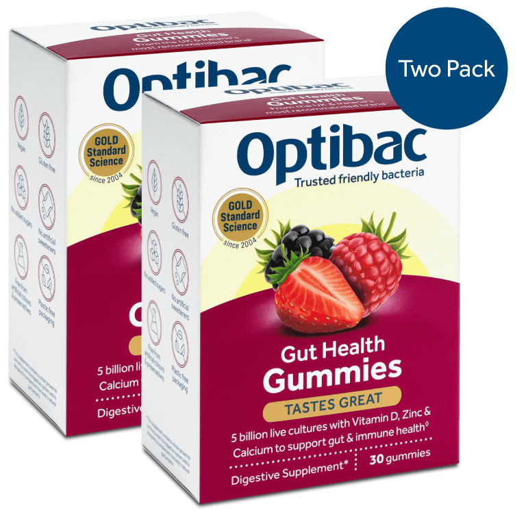 Optibac Probiotics Gut Health Gummies Targeted Digestive & Immune Support (60 gummies)