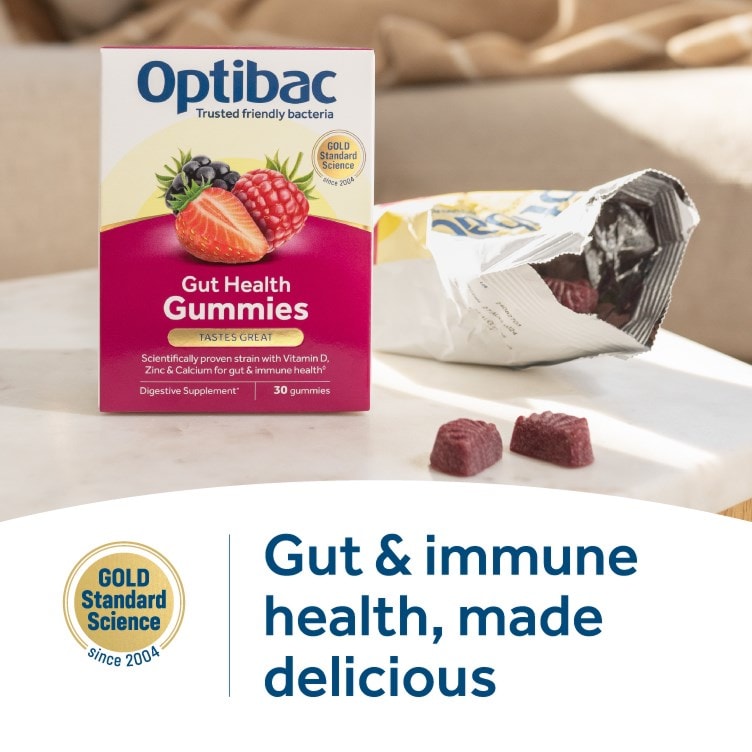 Optibac Gut Health Gummies - immune and gut health probiotics