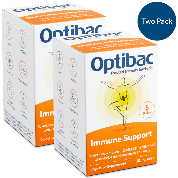 Optibac Probiotics Immune Support Probiotics With Vitamin C (60 capsules)