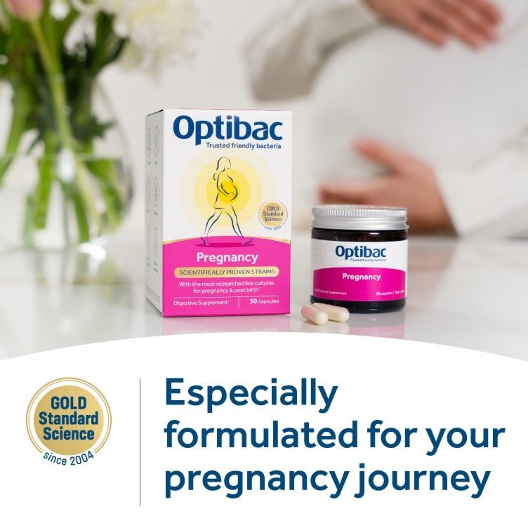 Optibac Probiotics Pregnancy - especially formulated for your pregnancy journey - 90 capsules