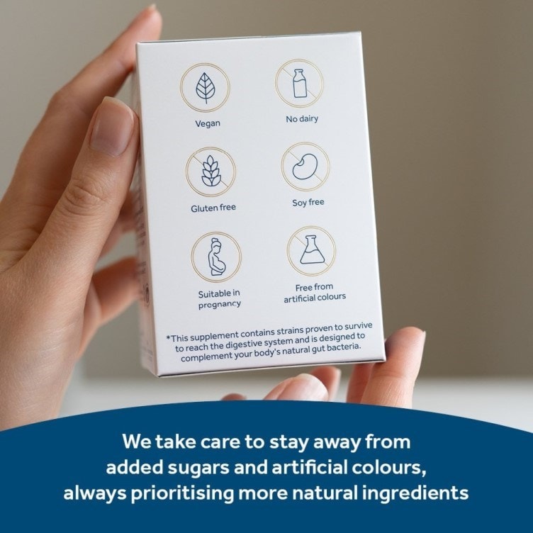 Optibac Probiotics Every Day MAX - more natural probiotics with no added sugars or artificial colours