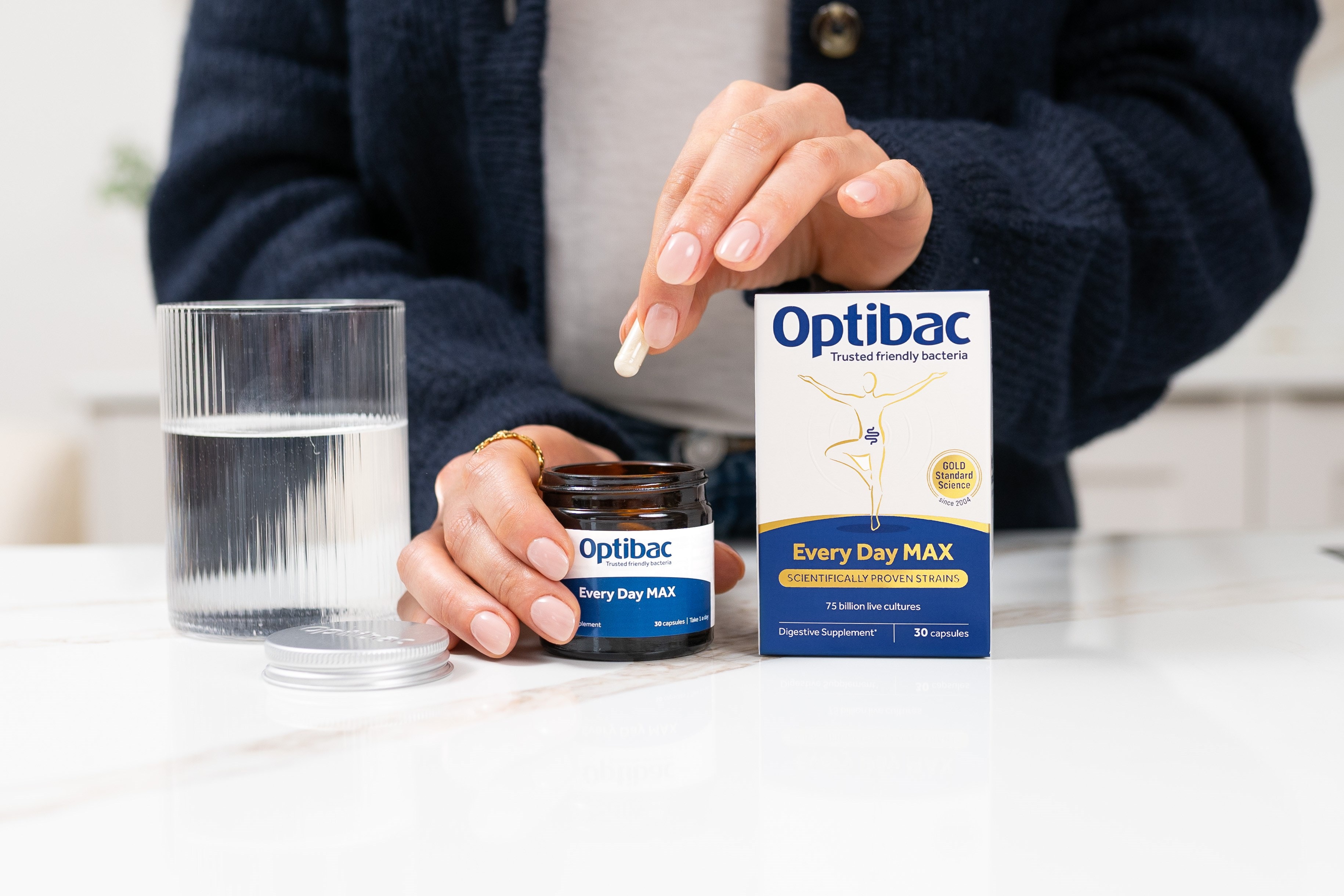 Optibac Probiotics Every Day MAX is suitable to take alongside GLP-1 medications