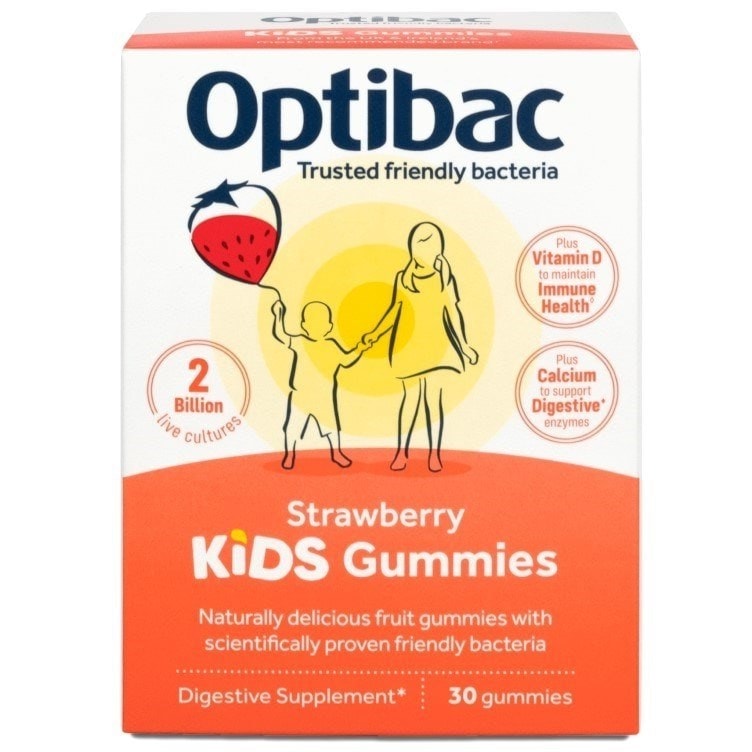 Optibac Probiotics Kids Gummies - kids probiotic gummies - front